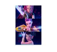Changsae Kpop Poster Demon Hunters Music Anime Comics Movie Film Vintage Cover Music Posters for Room Aesthetic Canvas Wall Art Bedroom Decor12x18inch(30x45cm)