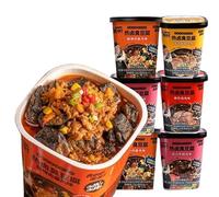 ChangSha Stinky-Tofu, Hunan Specialty Snack Food, Instant Barreled Packaging dried tofu snacks, Hot&Spicy flavor Bean Curd, Ready to eat Chinese Specialties, snacks gift (thick-soup122g,3box)