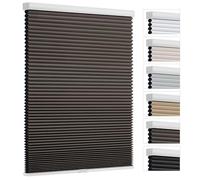 Changshade Cordless Blackout Cellular Shades for Indoor Windows Doors, Black Out Room Darkening HoneyComb Blinds Thermal Insulated 1.5 Inch Cell for Home, Bedroom, Bathroom, Nursey, 30"W×64"H, Taupe