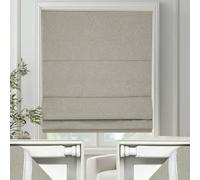 Changshade No Drill Roman Shades Cordless Blinds Blackout for Indoor Windows, Room Darkening Black Out Tension Rod No Hardware No Tools Inside Mount, Shade Size 34.5 Inches Wide 64 Inches High, Beige