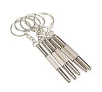 ChangWei 5x Mini 3 in 1 Stainless Steel Multifunction Screwdriver Keychain Optical/Glasses/Eyeglass Frames/Sunglasses/Jewellery/Watches Repair Tools