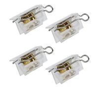 ChangXiang 4Pcs Professional Venetian Blind Cord Locks Practical Window Blinds Components Parts Safety Reliable Window Curtains Shades Accessories for Curtain Accessories