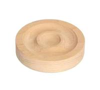 ChangXiang One Piece Classic Wooden Bracelet Display Tray Elegant Display Plate Bracelet Tray Useful Jewelry Storage Organizer Stand for Retail Showcase Countertop