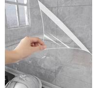 CHANGXIJUDJ Electrostatic Wall Protective Film Wall Protector, Clear Contact Paper, Plastic Wall Protector Sheet,45 x 500cm Easy to Apply & Remove No Harm to Paint Guard from Furniture Dog