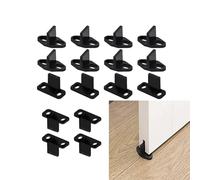 Changyeah Pack of 20 Sliding Door Plastic T-Shape and L Shape Plastic Floor Guide Sliding Door, Floor Guide Sliding Door Floor Guide Sliding Door (Black)