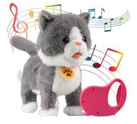 CHANGYUE Electronic Dog Toys for Kids, Interactive Plush Dog Toy Acts Like A Real Puppy Walks/Barks/Shake Tail/Talk/Sing, Realistic Robot Pet Dogs with Remote Control for Toddlers (D)