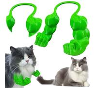 CHANGYUE Funny Cat with Muscular Arms, Creative 3D Printed Cat Muscle Arms, Giant Pet Props Hanging Arm, Cats Muscle Arms Halloween Cats Costume Accessory