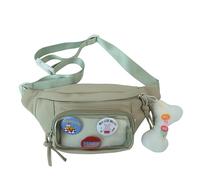 CHANGYUE Ita Bag Fanny Pack Cute Crossbody Sling Bag Nylon PVC Belt Bag Chest Bag for Women Girls Teens