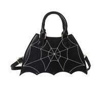 CHANGYUE Ladies Small Shoulder Bag Bat Wing Top-handle Bags Creative Chic PU Leather Fashion Halloween Props Outdoor Shopping Bags