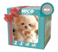 CHANGYUE My Realistic Robot Puppy Toy, Interactive Robot Dog that Act Like Real Dogs Walking, Barking, Tail Wagging, Electronic Robots Dog Gift for Girls Boys(White)