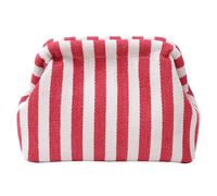 CHANGYUE Summer Beach Clutch Bag for Women Striped Ruched Cloud Purse Colorblock Cute Pouch Hobo Bag for Travel Party Prom