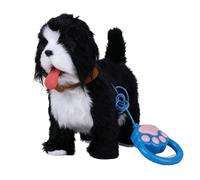 CHANGYUE Wuffy Robot Dog, 2026 New Puppy Robot Realistic Dog, Interactive Electronic Plush Puppy Toy Walking, Barking & Tail Wagging, Gift For Boys Girls (black Style 7)