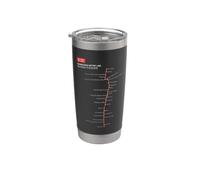 Changzhou Train Railway - Souvenir Route Map China Stainless Steel Insulated Tumbler