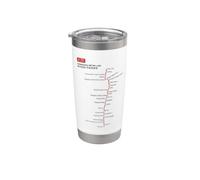 Changzhou Train Railway - Souvenir Route Map China Stainless Steel Insulated Tumbler