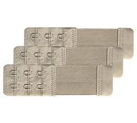 Chanie Women Pack of 3 Soft Comfortable 2 Hooks Bra Extender,10.3cm x 3.2cm