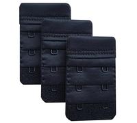 Chanie Women Pack of 3 Soft Comfortable 2 Hooks Bra Extender,6.1cm x 3.8cm