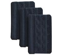 Chanie Women Pack of 3 Soft Comfortable 5 Hooks Bra Extender,5.9cm x 9.4cm