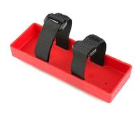 Chanjorlin 1/10 Crawler Car Battery Tray Case RC Hard Plastic Battery Box Accessories for 2S Lithium & 7.2V NiMH Battery Compatible with 1:10 Off Road Buggy Car Traxxas TRX4 Axial SCX10 II (Red)