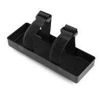 Chanjorlin 1/10 Crawler Car Battery Tray Case RC Hard Plastic Battery Box Accessories for 2S Lithium & 7.2V NiMH Battery Compatible with 1:10 Off Road Buggy Car Traxxas TRX4 Axial SCX10 II (Black)