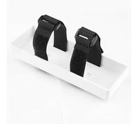 Chanjorlin 1/10 Crawler Car Battery Tray Case RC Hard Plastic Battery Box Accessories for 2S Lithium & 7.2V NiMH Battery Compatible with 1:10 Off Road Buggy Car Traxxas TRX4 Axial SCX10 II (White)
