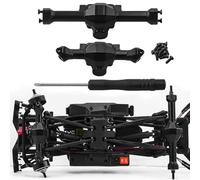 chanjorlin 1/30 RC Crawler Car SCX30 Brass Front and Rear Axle Housing Set Assemble with Screwdriver for 1:30 Scale Crawler Car Axial SCX30 SCX 30 Upgrades Part (Front and Rear Axle Assemble)