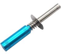 Chanjorlin 1/8 RC Car Glow Plug Igniter Starter 1/10 Nitro Engine Start Tool Support AA Batteries Power Compatible with 1:8 1:10 Scale Crawler Buggy Monster Truck Car Boat Plane Traxxas Tamiya Blue