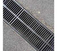 Channel Drain 50 Cm Length, Rectangular Drainage Lid For Livestock Farm/Roof Garden/Laboratory, Drain Grate Cover Outdoor For Balcony Drainage/Kitchen(W X H 35 X 3cm/14 X 1.2in)