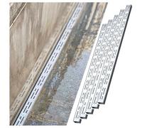Channel Drain for Driveway and Patio, Stainless Steel Trench Drain System for Yard and Garage, 3-Pack, Ideal for Deck Drainage Solutions
