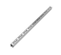 Channel Drain Linear Trench Drain System, Outdoor Channel Drain With Grate For Deck Yard Driveway Drainage, Narrow Stainless Steel Rainwater Drainage Ditch(L 100x W 7x H 3 cm)