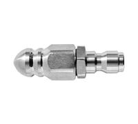 Channel High Pressure Nozzle, 6.35 mm Quick Coupling Pipe Cleaning Nozzle, Rustproof Blockages, Loosening Tool, Pipe Accessories for Residential, Commerce, Kitchen, Bathroom