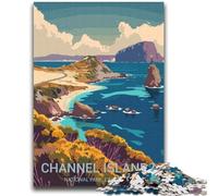 Channel Islands 1000 Piece Jigsaw Puzzles for Teenagers,Learning Educational Toy for Is Ideal As A Gift for The Whole Family (38x52cm)