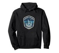 Channel Islands California Ocean Waves Mountain Nature Pullover Hoodie