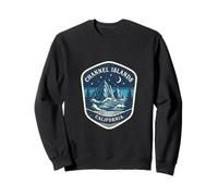 Channel Islands California Ocean Waves Mountain Nature Sweatshirt