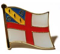 Channel Islands Flag Pin Badge (Herm)