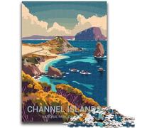 Channel Islands Jigsaw Puzzles for Adults 1000,for Educational Game Challenge Toy for Is Ideal As A Gift for The Whole Family (50x75cm)