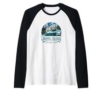 Channel Islands National Park California USA Lighthouse Raglan Baseball Tee