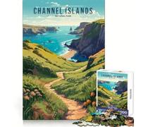 Channel Islands National Park Jigsaw for Teenagers 1000 Pieces Thought Skill Mindful Escape Accurate Edges Unique Gift (38x52cm)