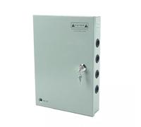Channel Power Supply 18CH Channel CCTV Security Camera Power Supply Box with AC Plug and Lock Distribution DC12V 30A Camera Distribution Power Box for Security Cameras, DVRs, CCTV Power Supply