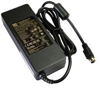 CHANNEL WELL TECHNOLOGY Genuine CWT AC Adapters. (12V 10A, 120W, 4-PIN output plug), Black