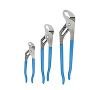 Channellock VJ-3 V-JAW Plier, 3-Piece Gift Set, Blue