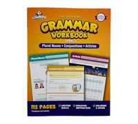 Channie’s Easy Peasy Grammar Workbook Level 2 - Plural Nouns, Articles & Conjunctions Practice with Vocabulary, Review & Answer Key - Grammar Workbook for Grades 1-3