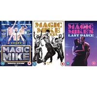 CHANNING TATUM , SALMA HAYEK , MATTHEW MCCONAUGHEY - Magic Mile 1-3 DVD Collection - Magic Mike/Magic Mike XXL/Magic Mike - Last Dance DVD - Magic Mike Trilogy