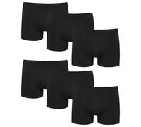 Channo Basic Boxer Brief in for Men, Seamless, Classic Design - Pack of 6, Black, XL