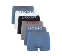 Channo Men's Boxer Brief Seamless Designer Underwear Fitted Soft and Comfortable Design - Pack of 6, Multicolour E, XXL