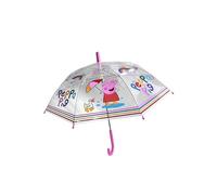 Chanos Children's Peppa Pig Umbrella Stick Umbrella Transparent Cartoon 76 cm Octagonal 230 g from 3 Years