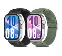 CHANRASI Elastic Bracelet Compatible with Huawei Watch Fit 4 Pro/Fit 4/Fit 3 Women Men, Pack of 2 Adjustable Stretchy Bracelets Sport Replacement Bracelet for Huawei Watch Fit 4 Pro/Fit 4/Fit 3