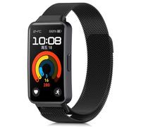 CHANRASI Strap Compatible with Huawei Band 8/ Huawei Band 9 Stainless Steel Metal Straps Replacement Bracelet for Huawei Band 9/Huawei Band 8, Black/White, Huawei Band 8/Huawei Band 9