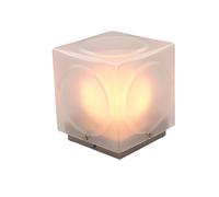 Chant Portable Lamp Frosted/ Silver