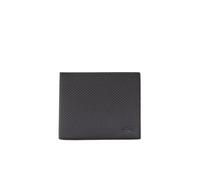 Chantaco Piqué Leather Wallet - male - Lacoste - Wallets & Cardholders - Black - ONE SIZE - Accessories ONE SIZE