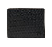 Chantaco Piqué Leather Wallet - male - Lacoste - Wallets & Cardholders - Black - ONE SIZE - Accessories ONE SIZE